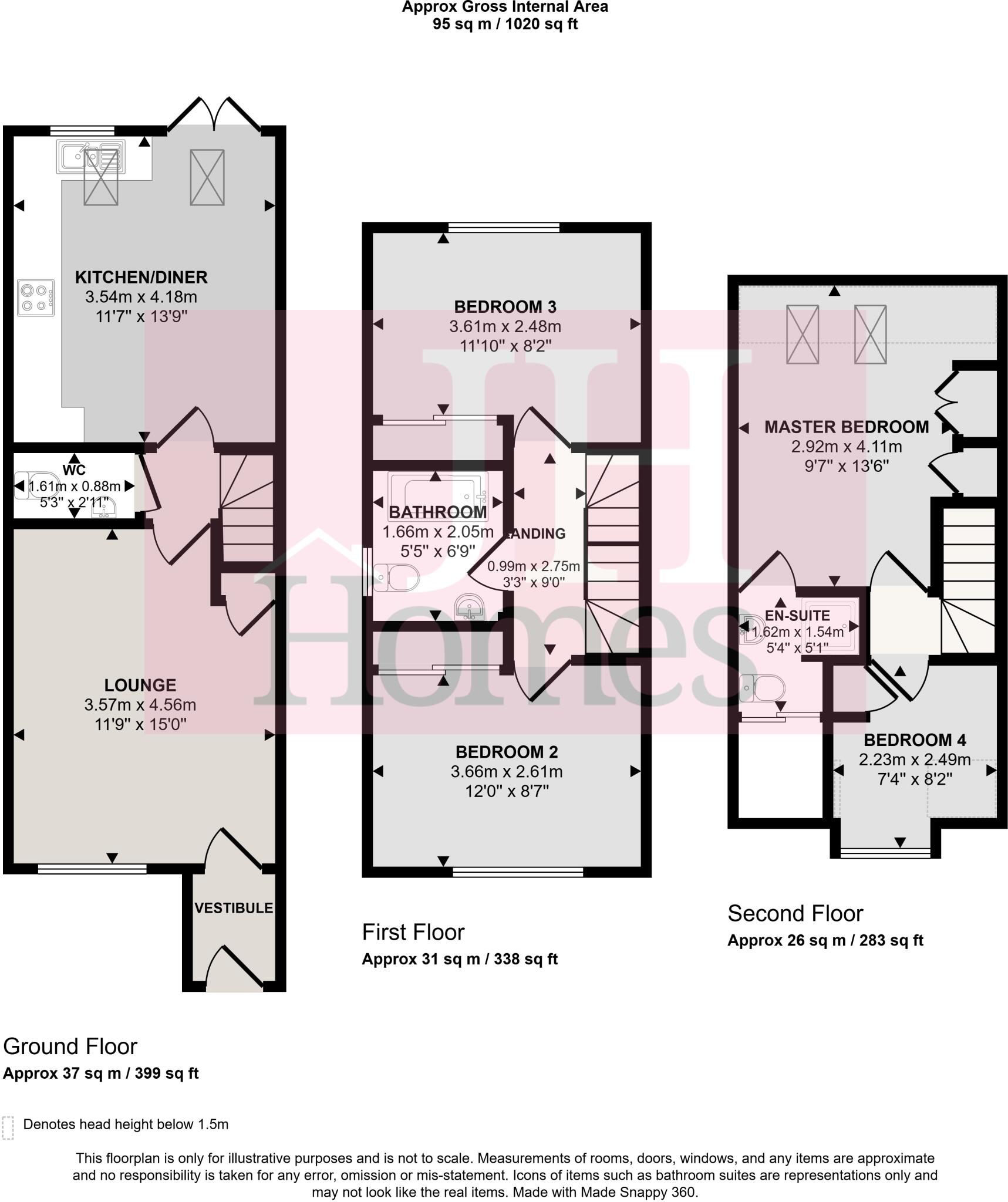 Stackwood Avenue, Barrow-in-Furness, Cumbria floorplan