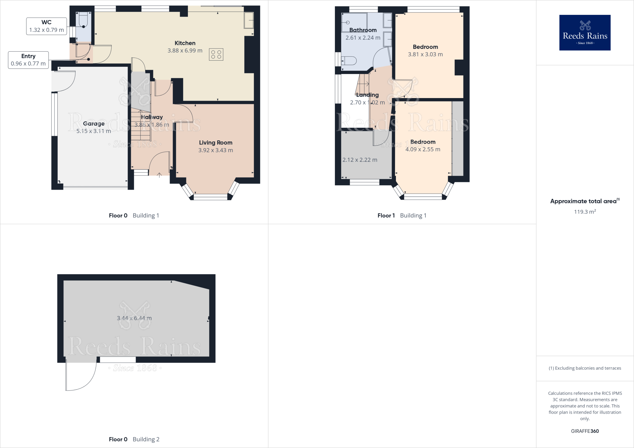 Kendal Drive, Castleford, West Yorkshire, WF10 floorplan