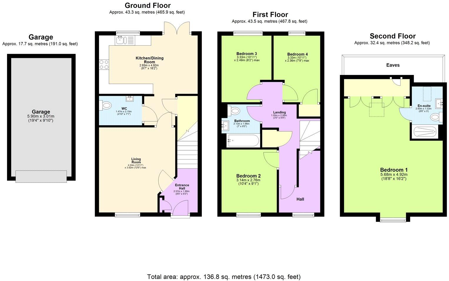 Hedgehog Way, Berkhamsted, Hertfordshire, HP4 floorplan