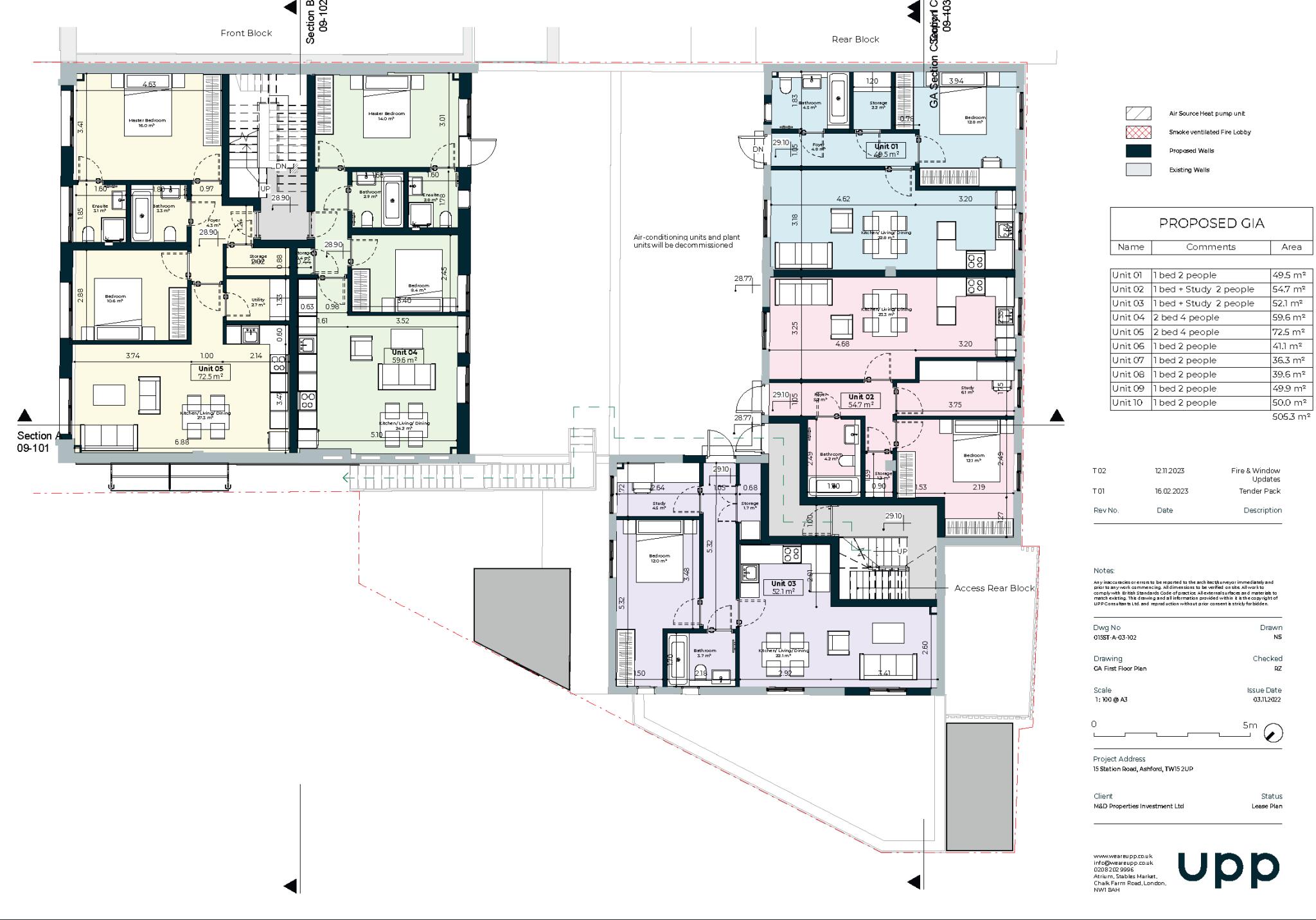 15 & 15a Station Road, Ashford, Surrey, TW15 floorplan