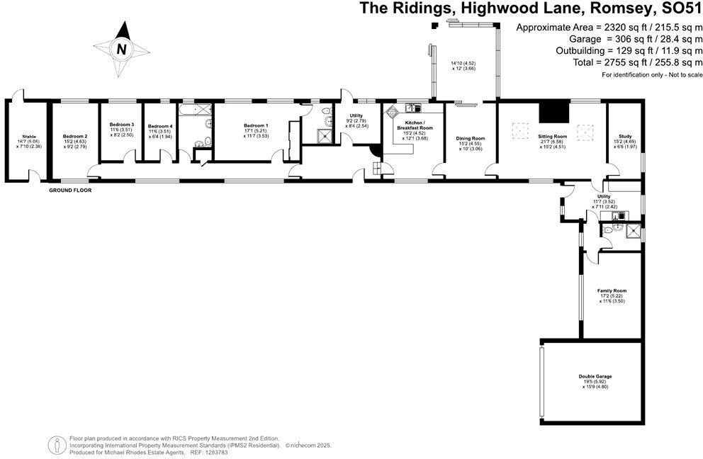 Highwood Lane, Romsey, Hampshire floorplan