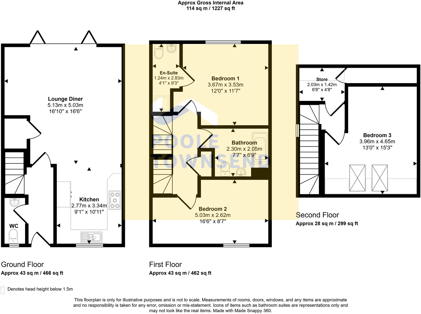 16 Stonethwaite Court,Walney, BARROW-IN-FURNESS, LA14 3FE floorplan