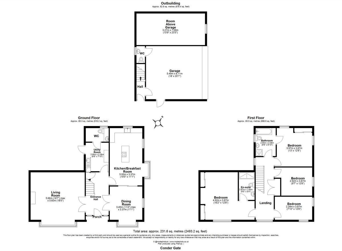 Condor Gate, Channels, CM3 3 floorplan