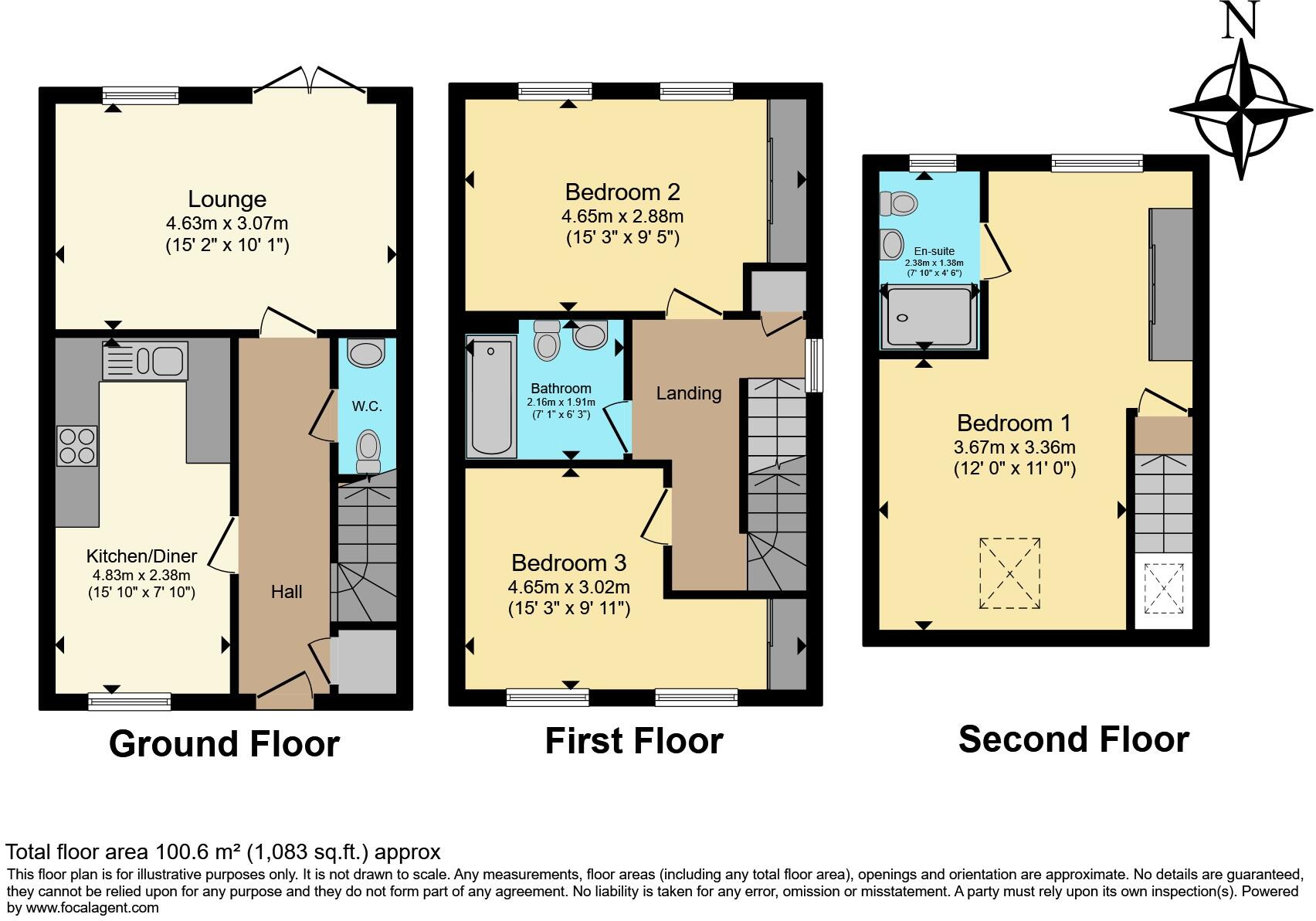 High Tree Lane, Tunbridge Wells, TN2 floorplan