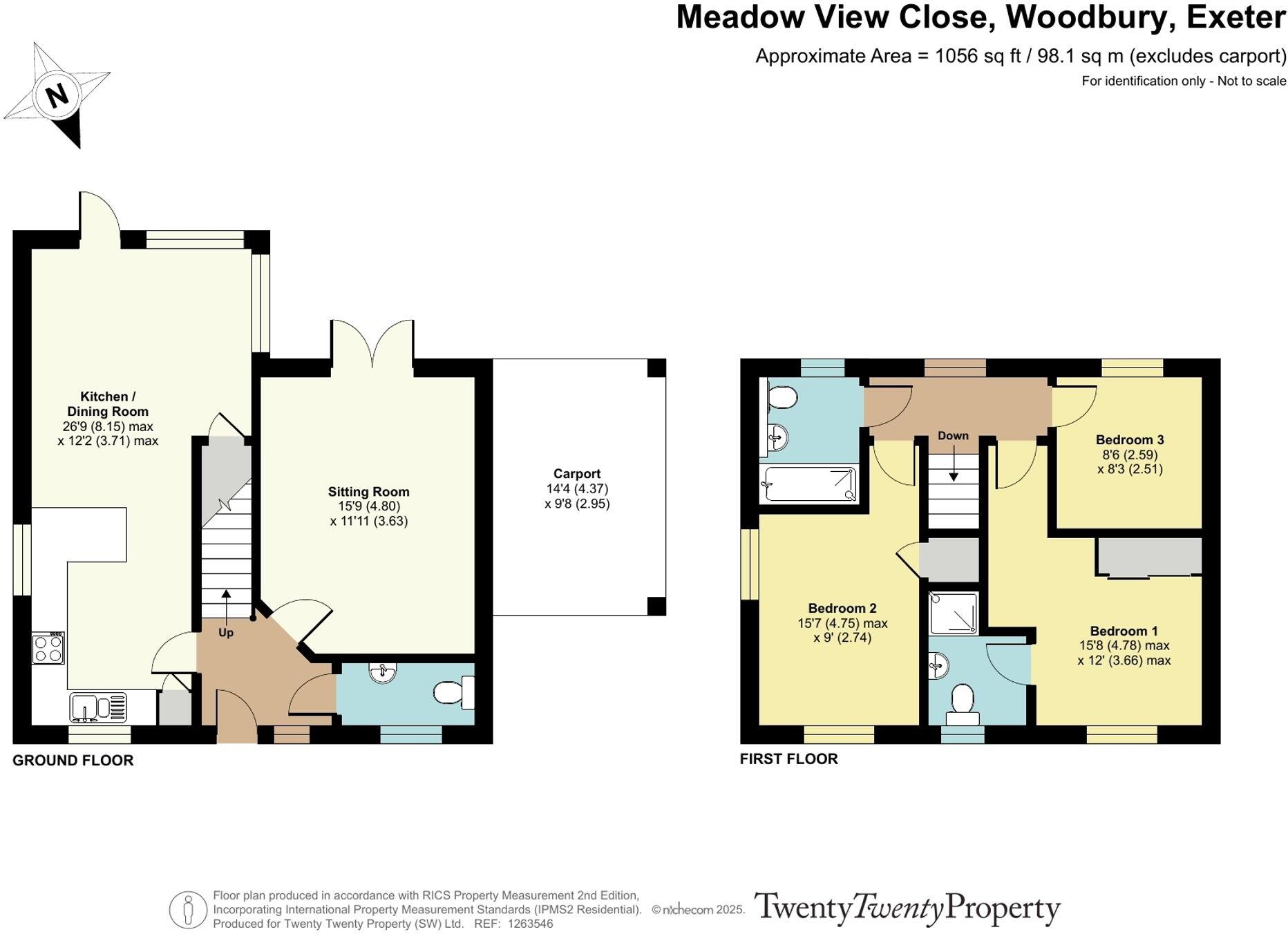 Meadow View Close, Woodbury floorplan