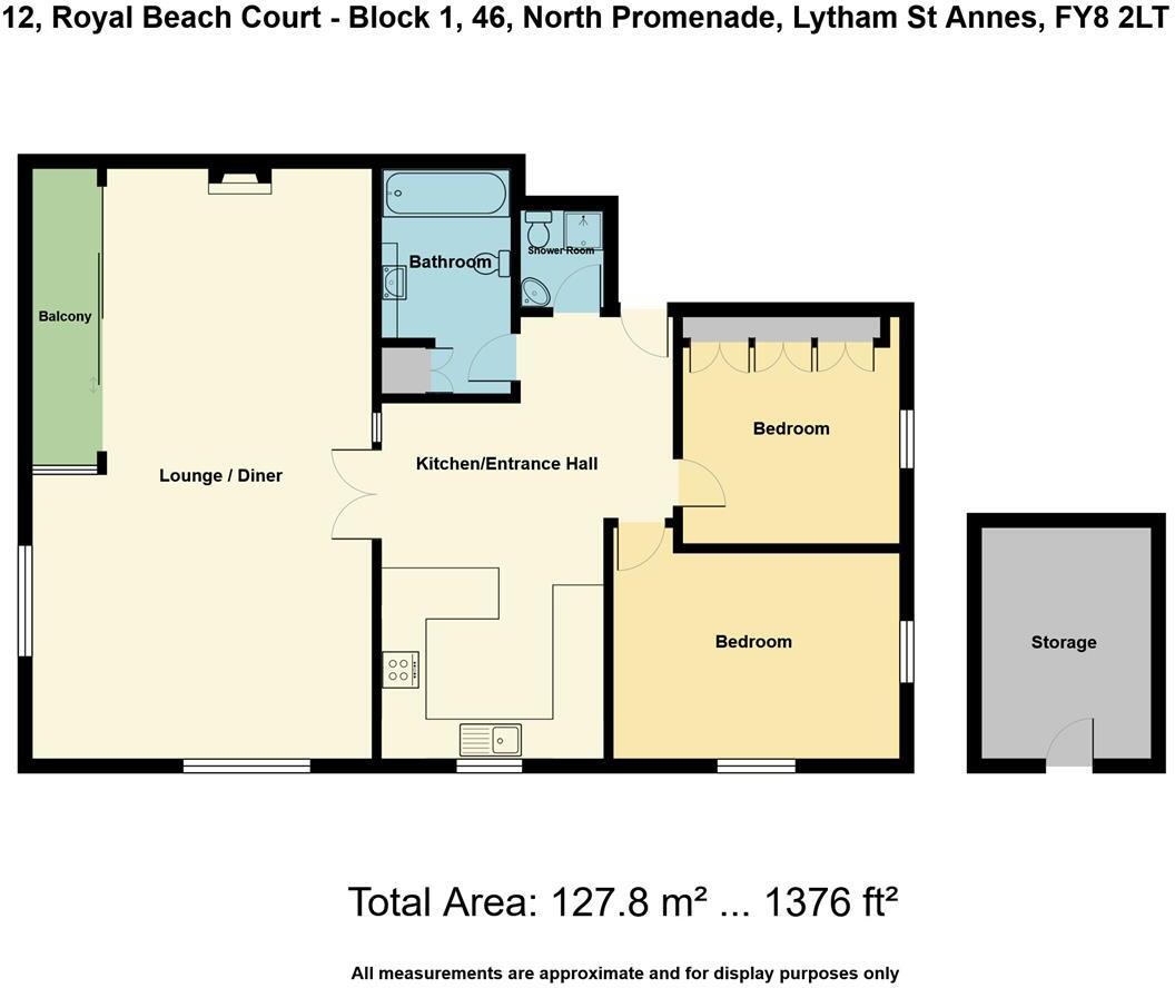 Royal Beach Court, North Promenade, Lytham St Annes floorplan