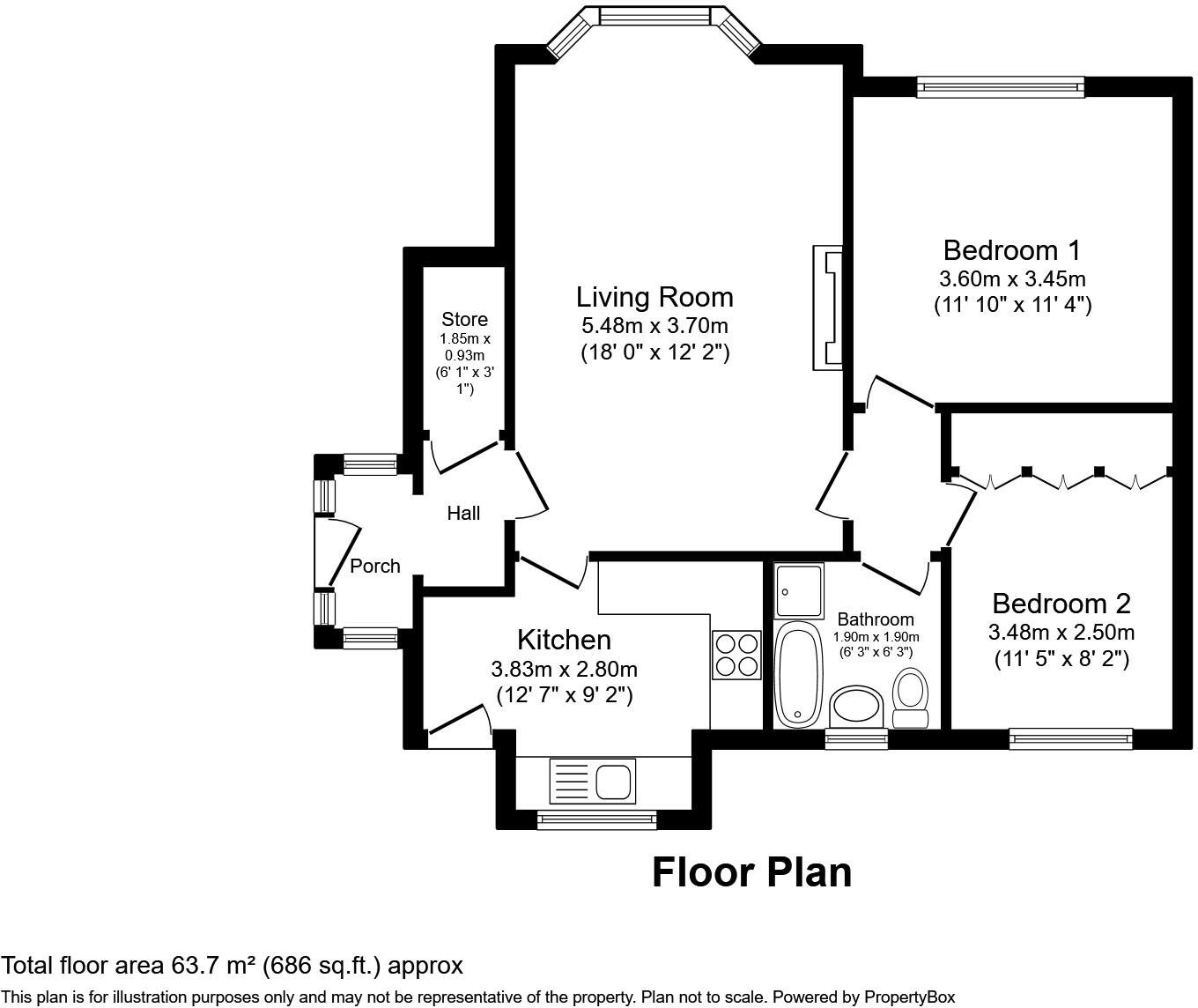 Upton Park, Chester, CH2 floorplan