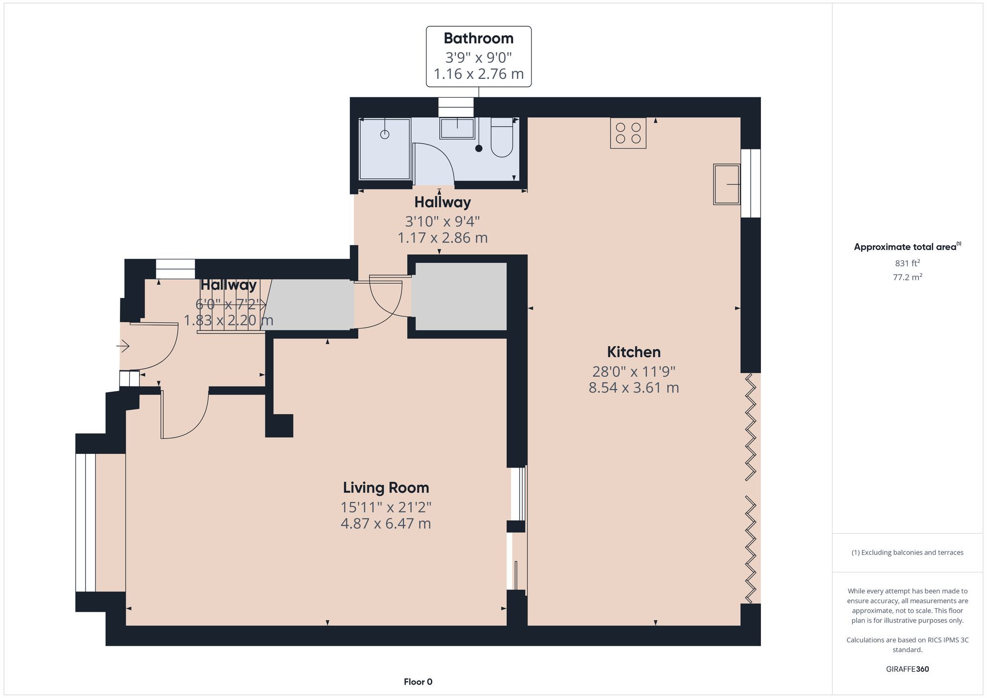 Ladybank Road, Mickleover, DE3 floorplan
