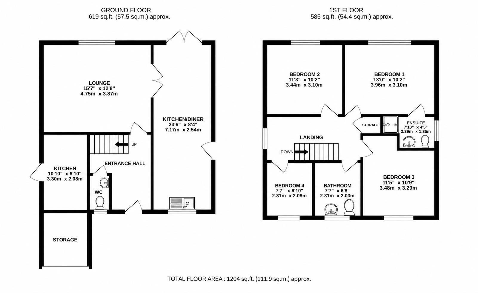 Humber Gardens, Wellingborough floorplan