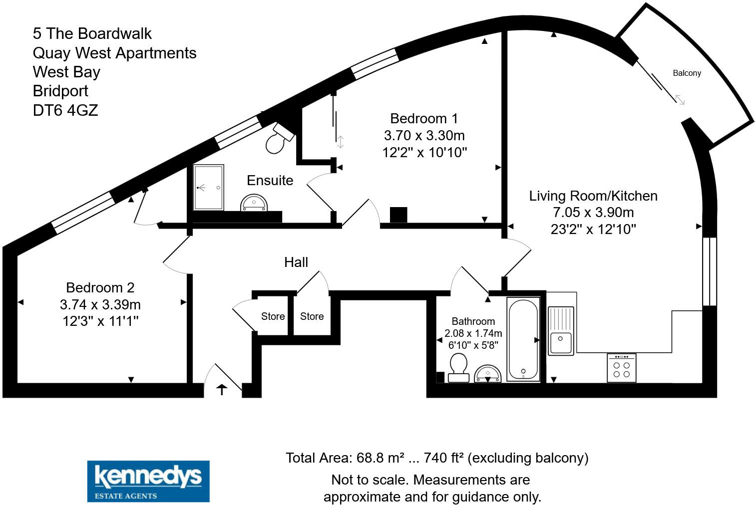 The Boardwalk, Quay West, West Bay, Bridport, Dorset, DT6 floorplan
