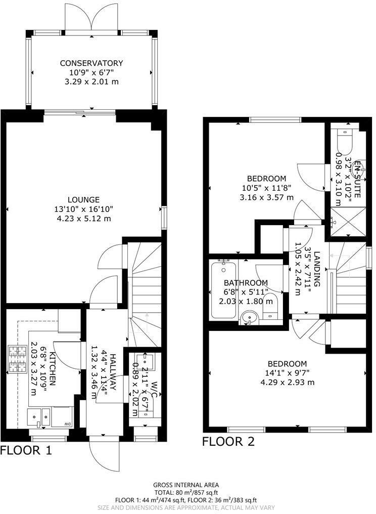 Coppice Grove, Hailsham, East Sussex, BN27 floorplan
