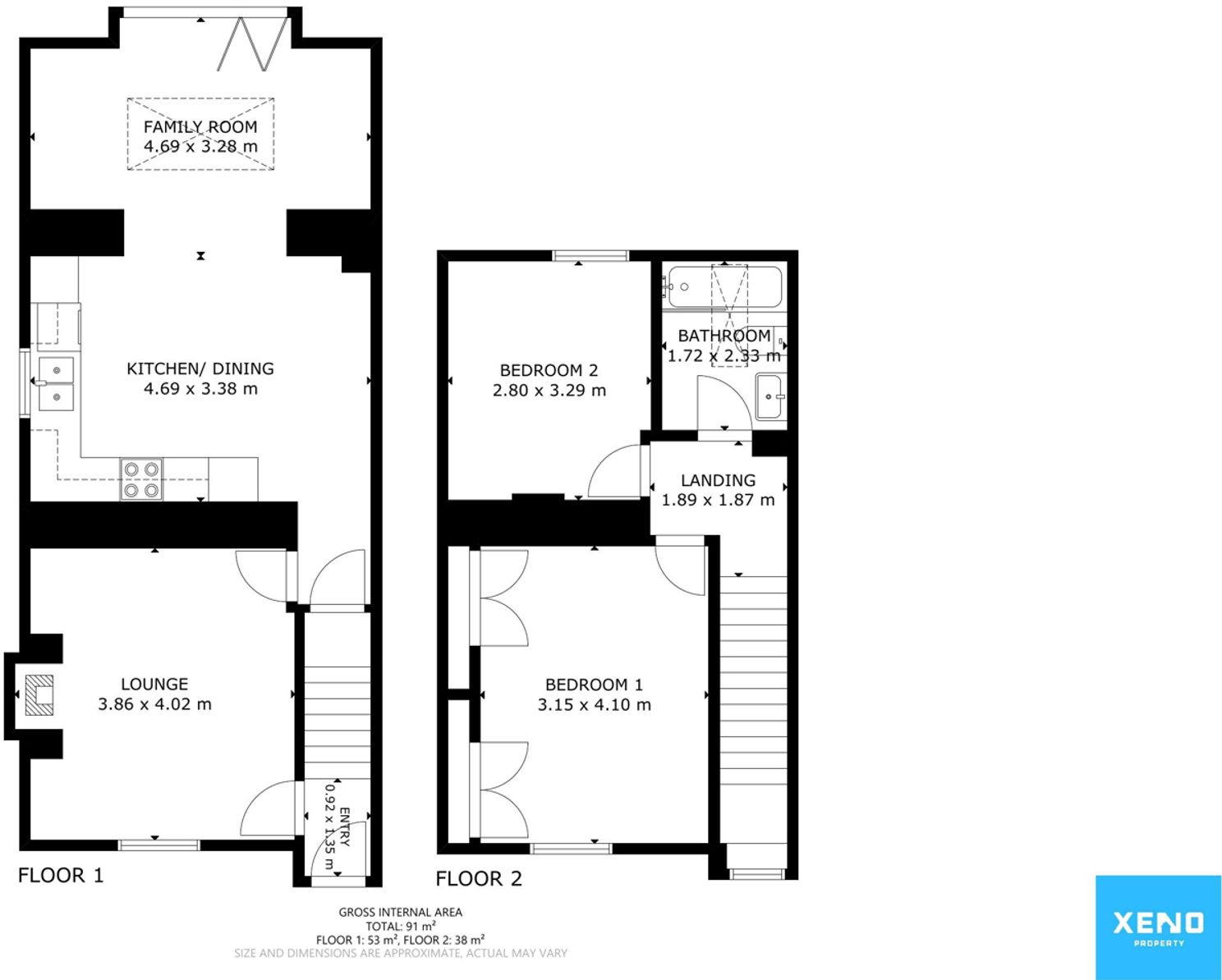 North Street, Bristol, BS16 floorplan