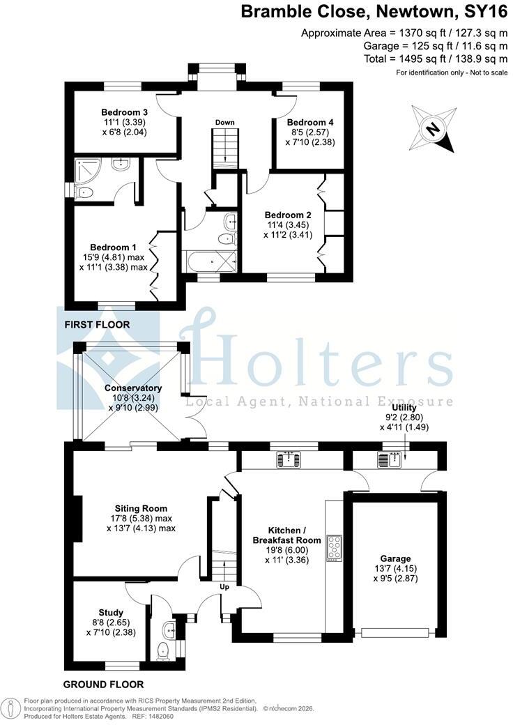3, Bramble Close, Newtown floorplan
