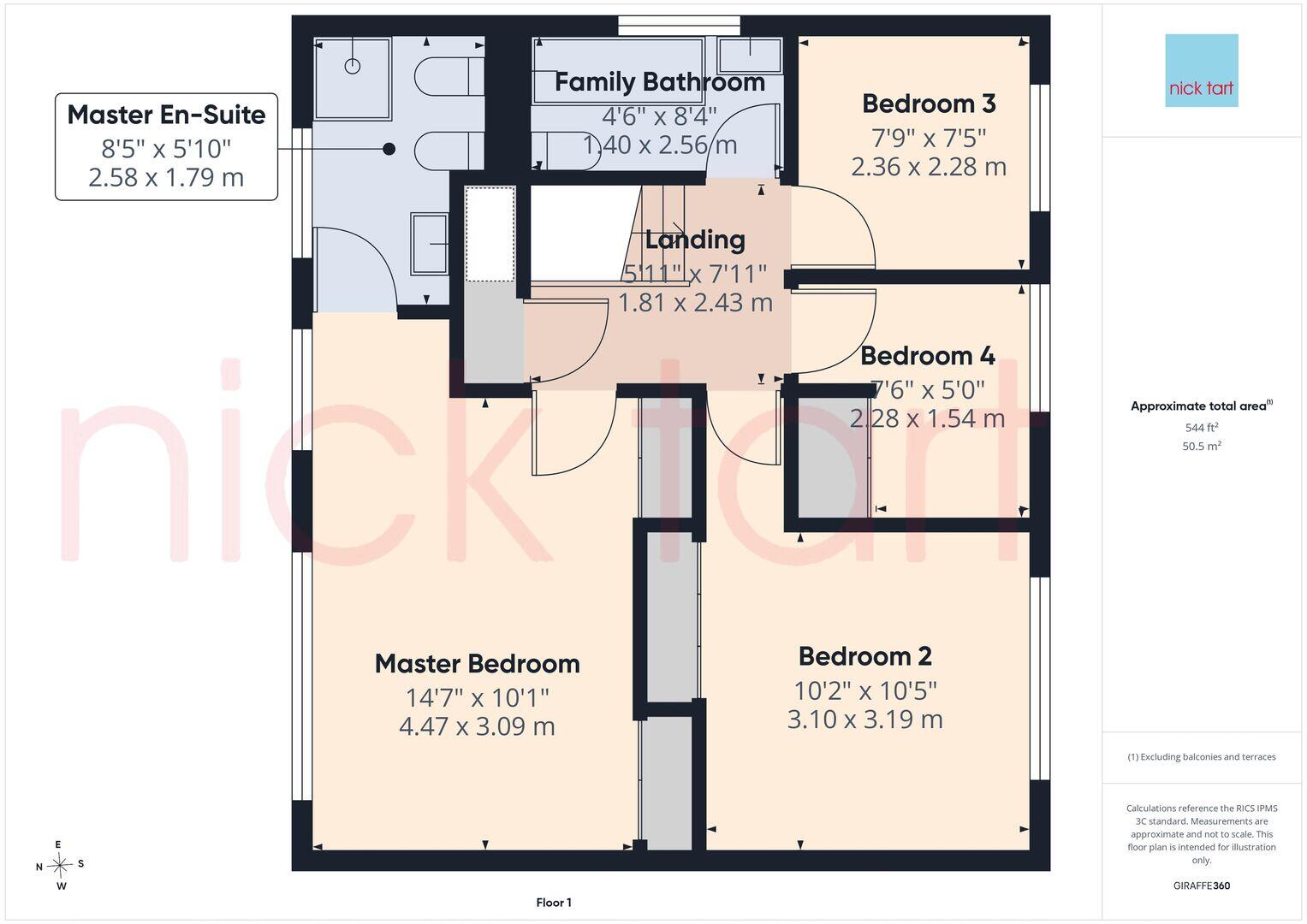 1 Highfield, Church Aston, Newport floorplan