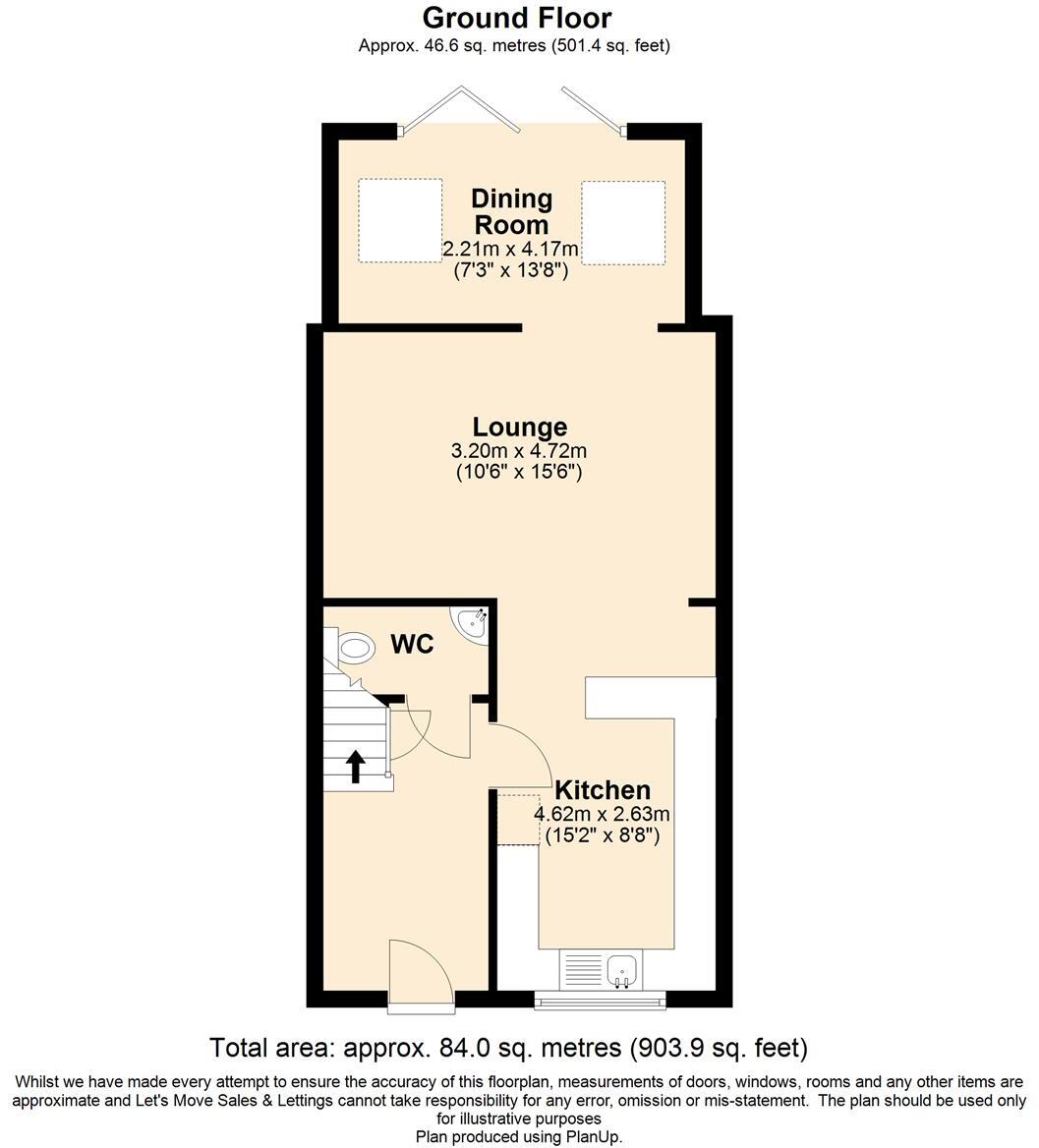 New Avenue, Rearsby, Leicestershire. LE7 4YU floorplan