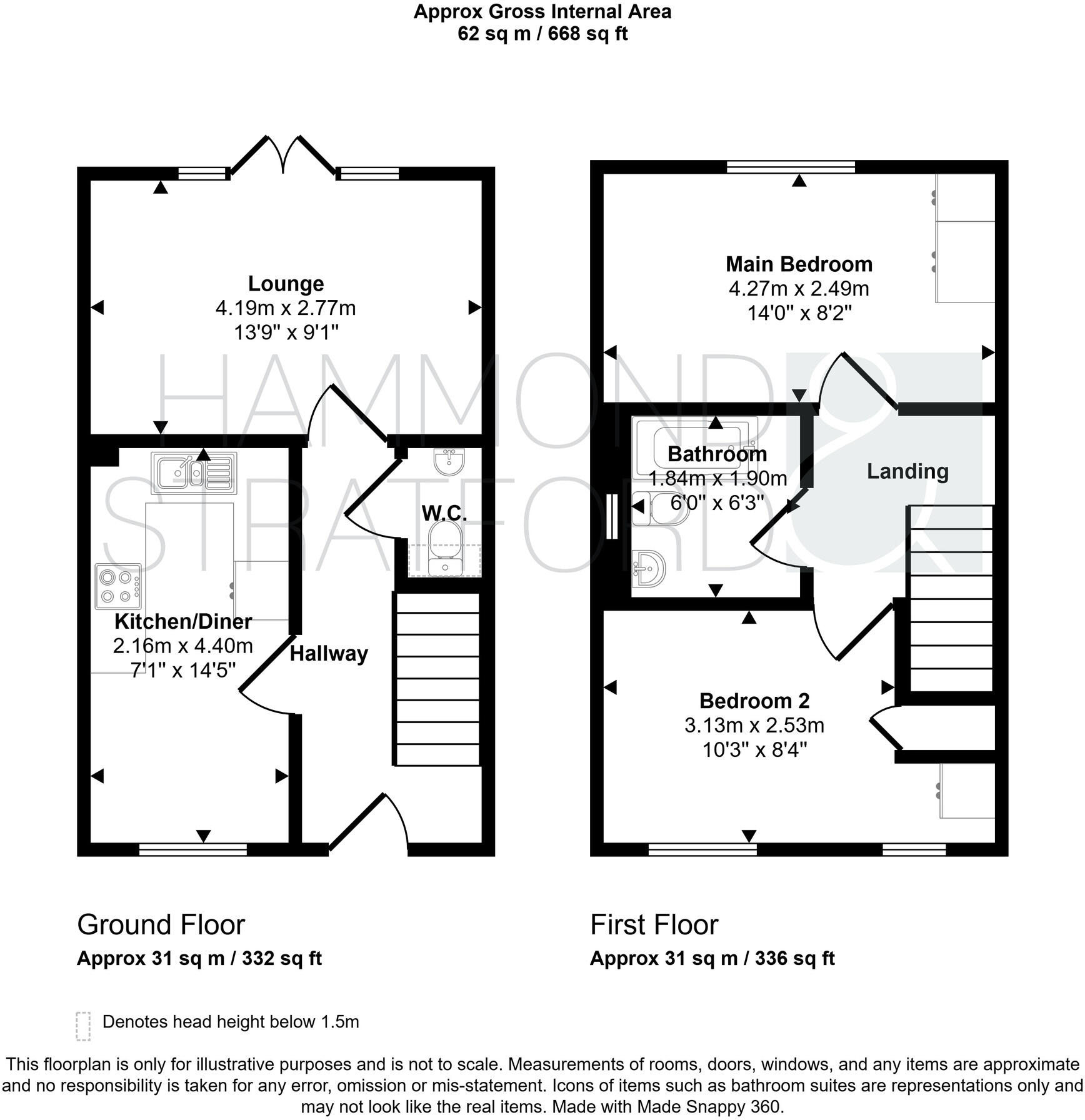 Cushing Close, Wymondham floorplan