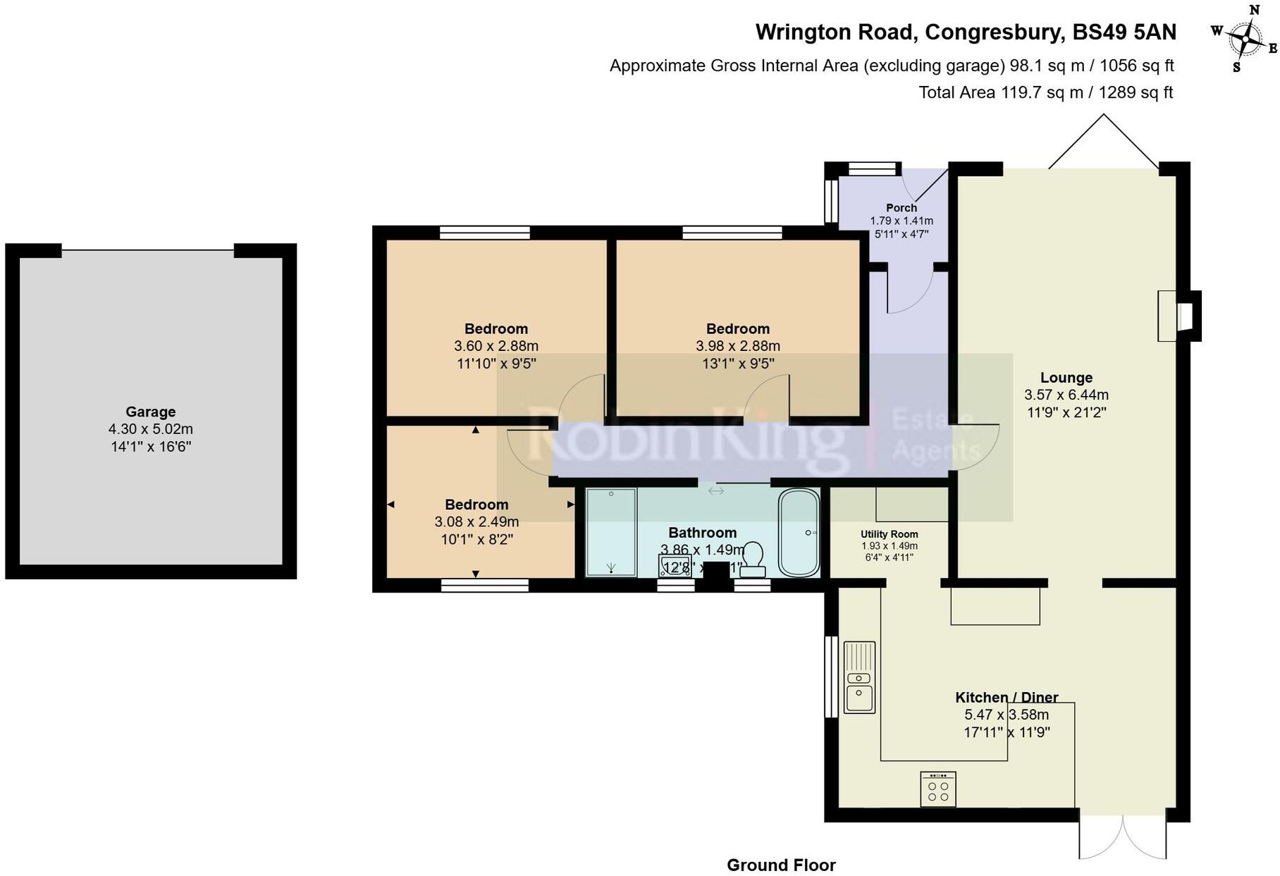 Wrington Road, Congresbury, BS49 floorplan