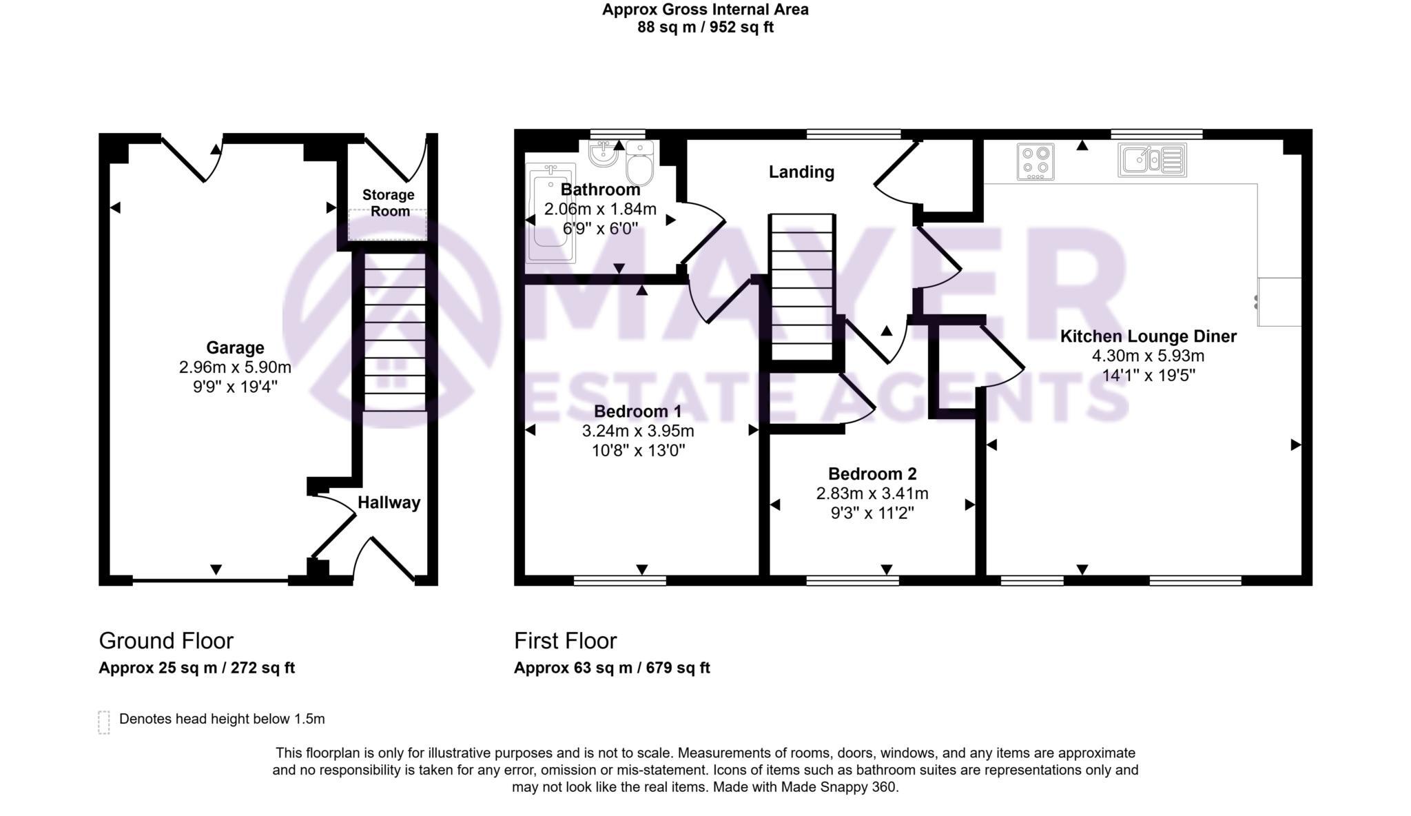 Foxglove Gardens, Plymouth floorplan