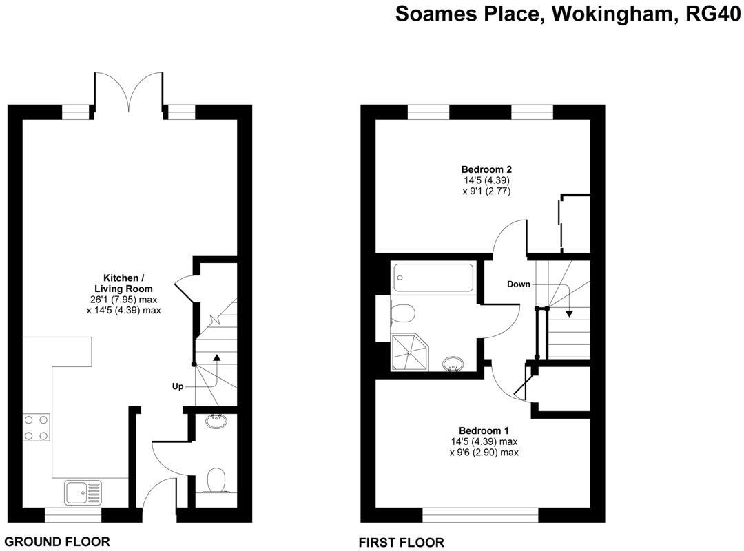 Soames Place, Wokingham, RG40 floorplan
