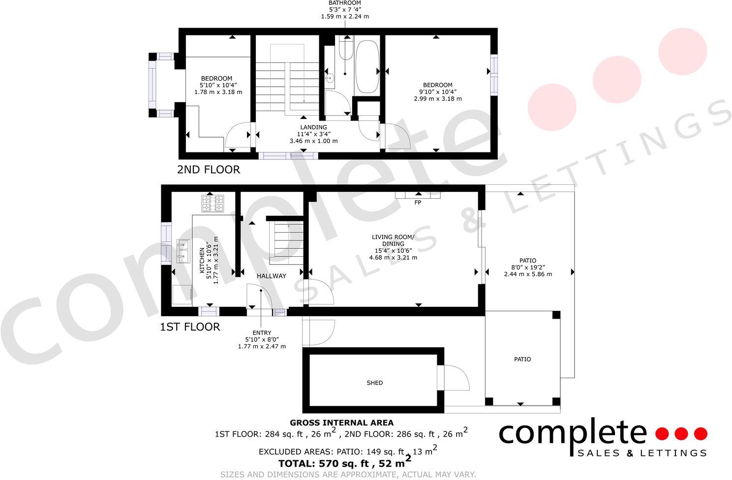 Calder Walk, Sydenham, Leamington Spa floorplan