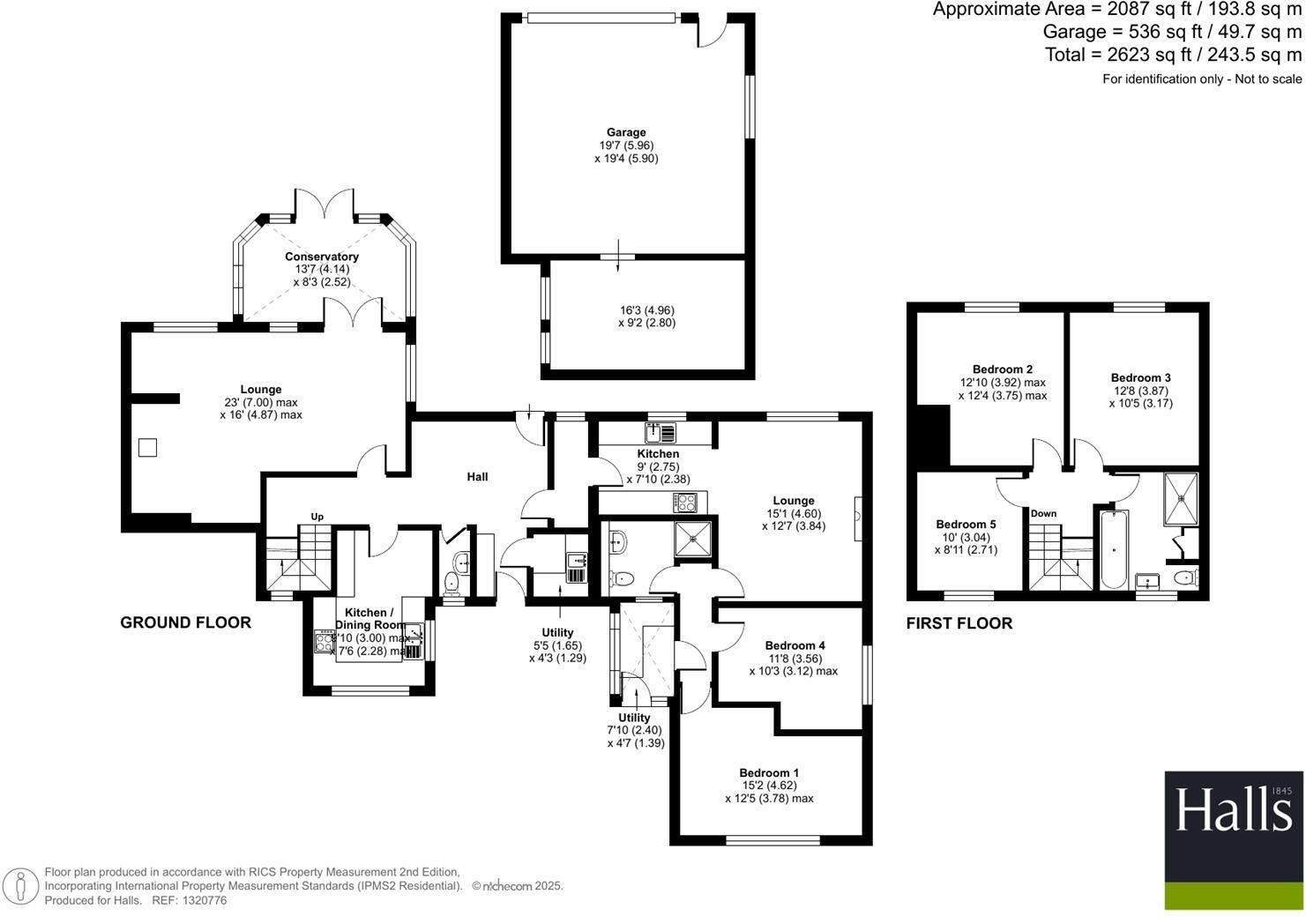 Pentre, St Martins, SY11 3EA. floorplan