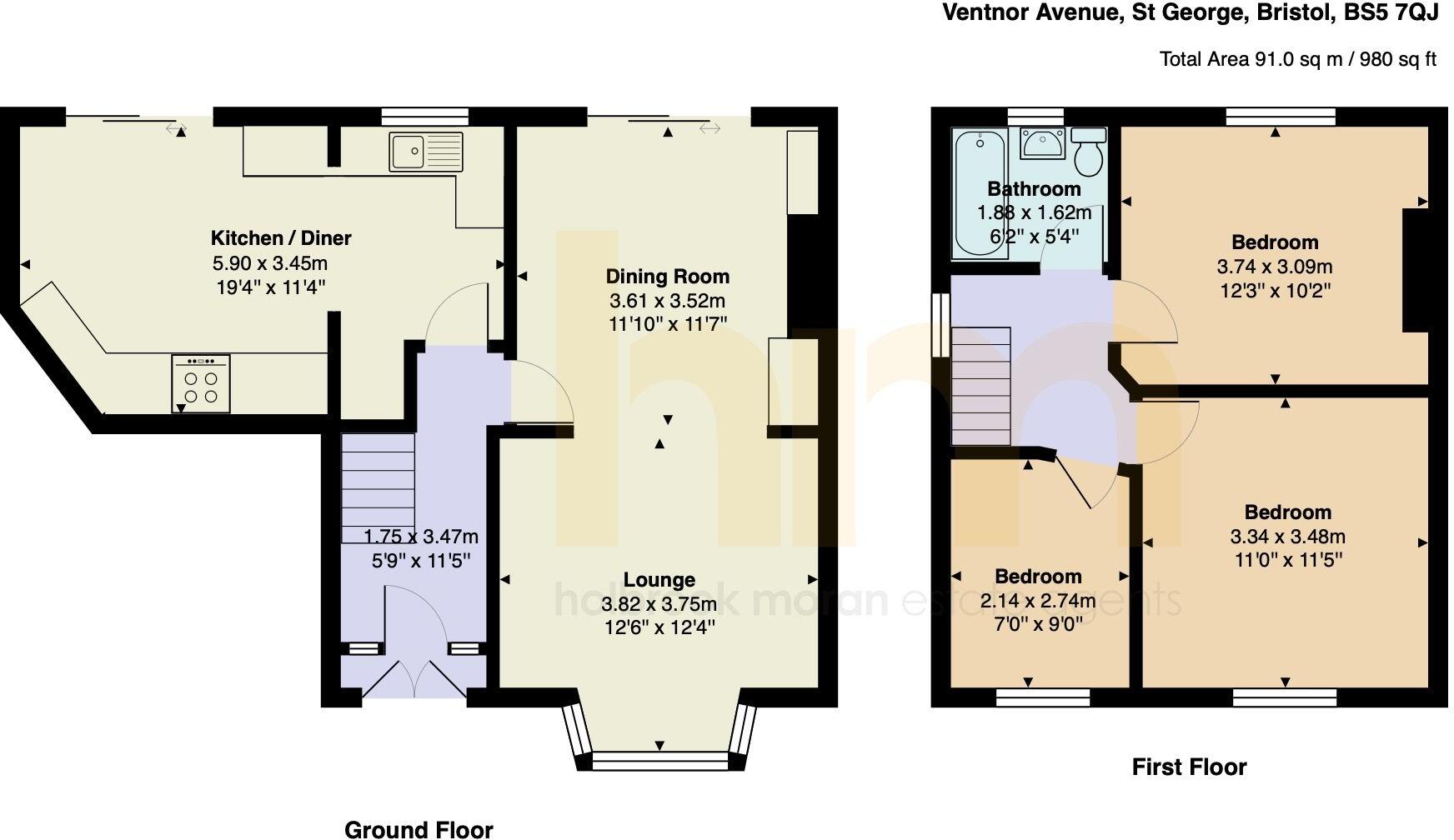 Ventnor Avenue, Bristol floorplan
