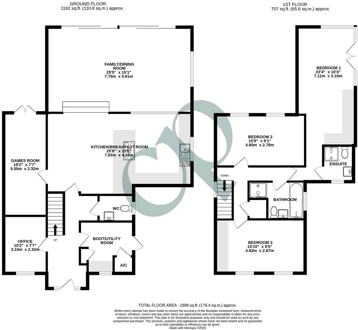 Briar Close, Ampthill, Bedfordshire, MK45 floorplan