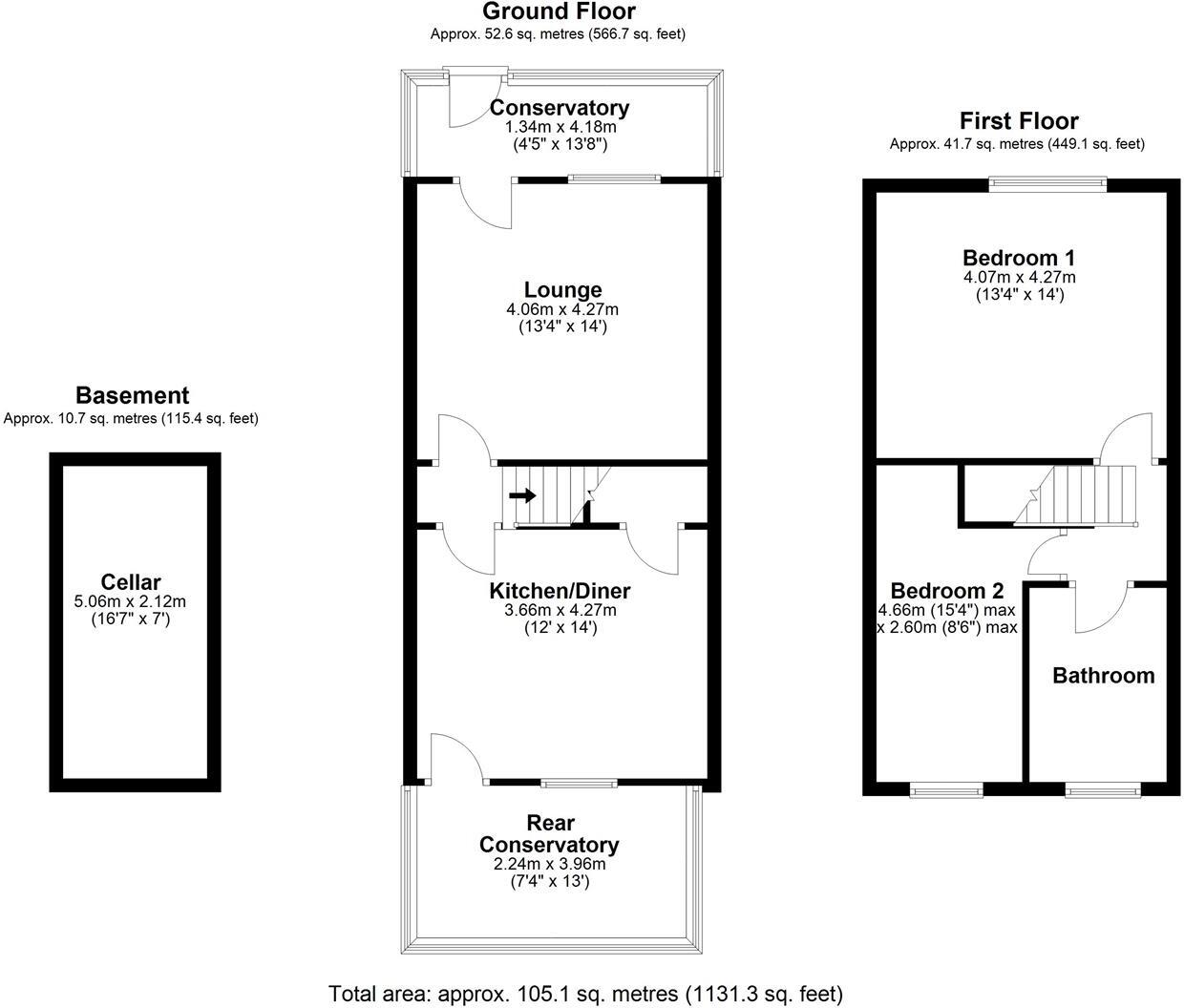 Railway Terrace, Low Moor, Bradford floorplan
