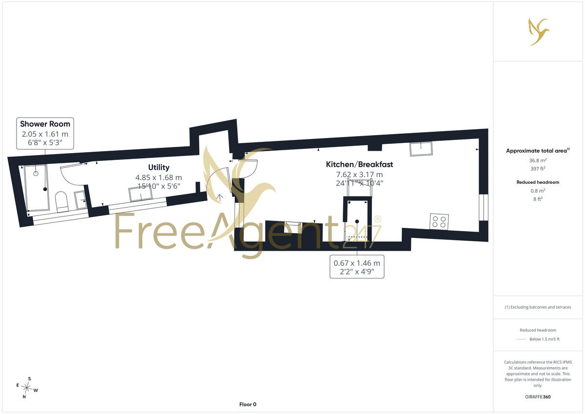 WR1, YORK PLACE, OFF BRITANNIA SQUARE. 63 York Place, Worcester, WR1 3DS floorplan