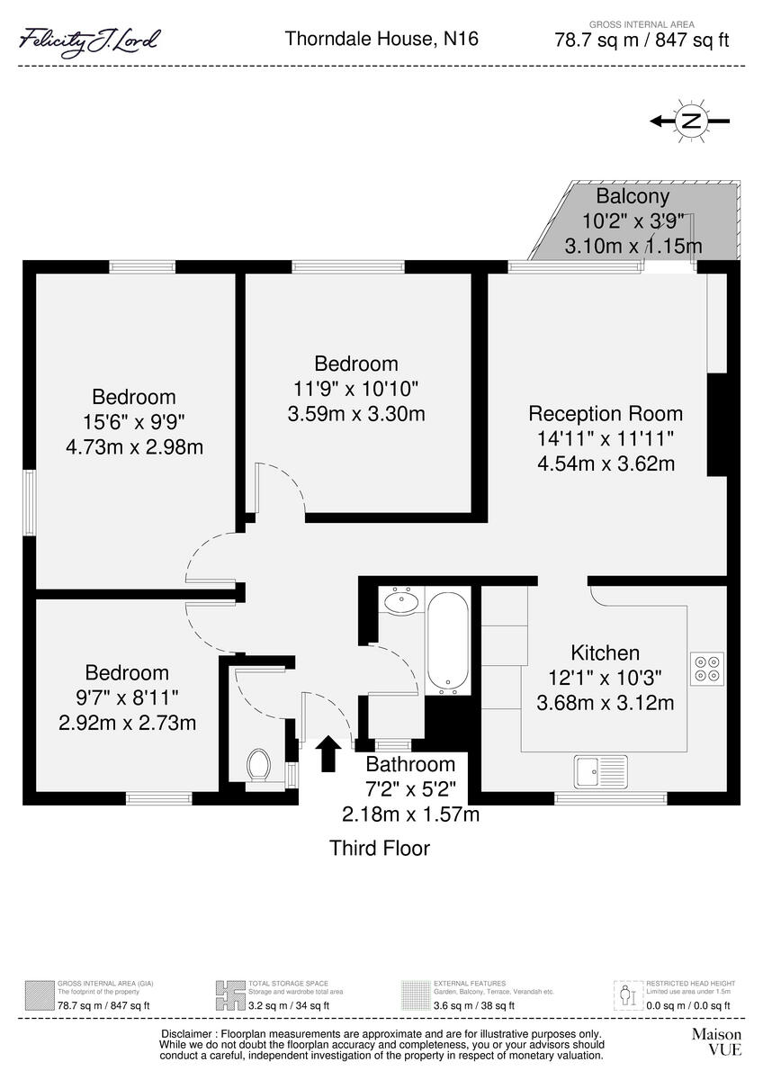 Manor Road, London N16 floorplan