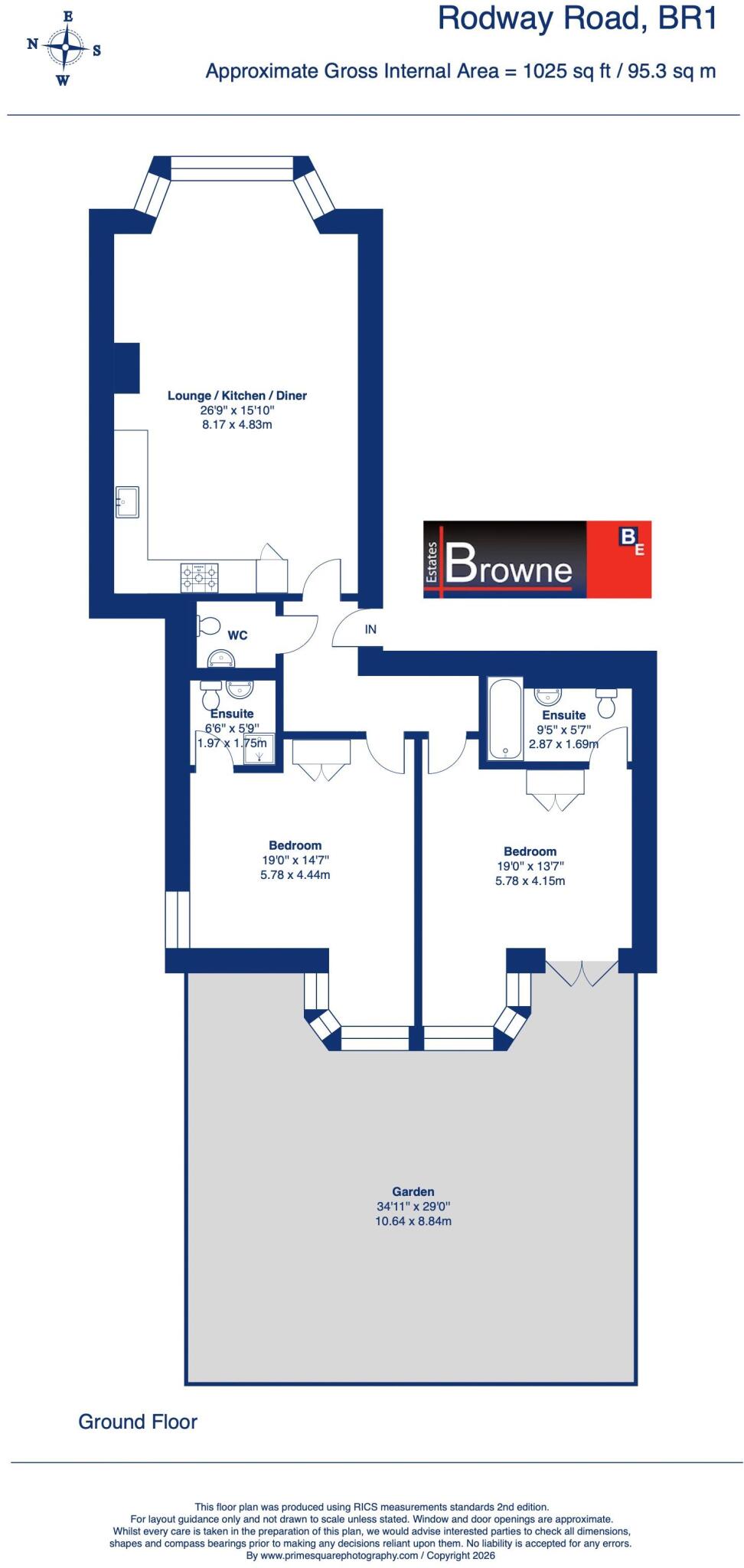 Rodway Road, Bromley floorplan