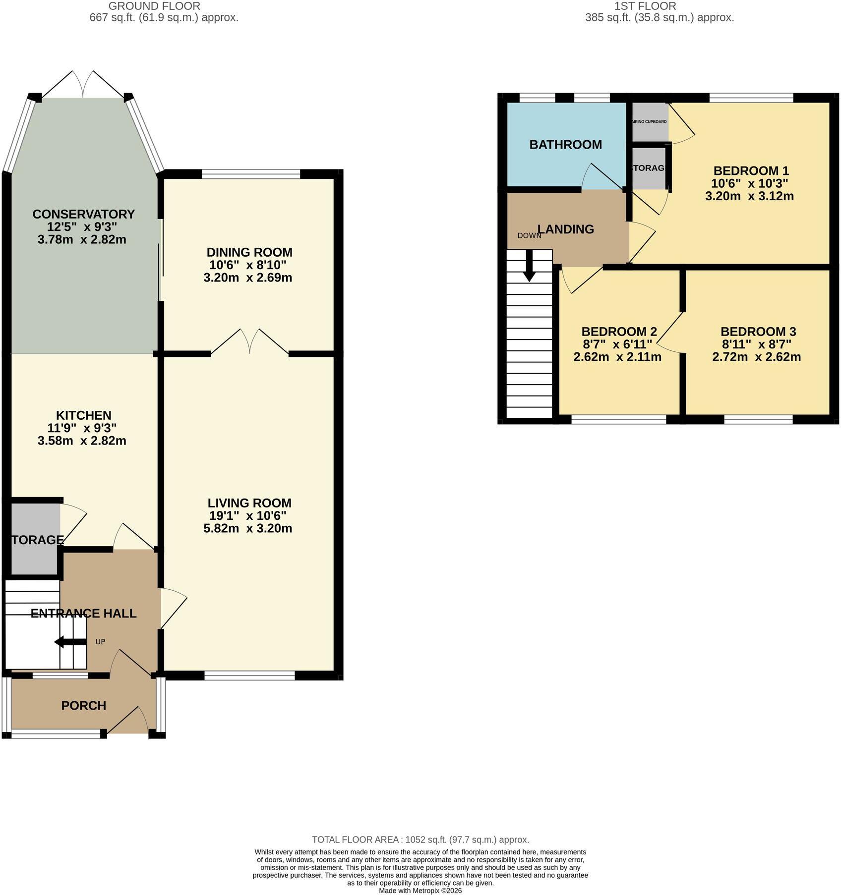 Short Street, Atherton, M46 floorplan
