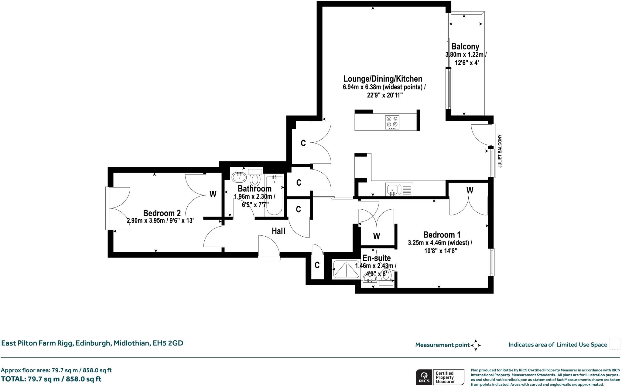 East Pilton Farm Rigg, Edinburgh, Midlothian floorplan