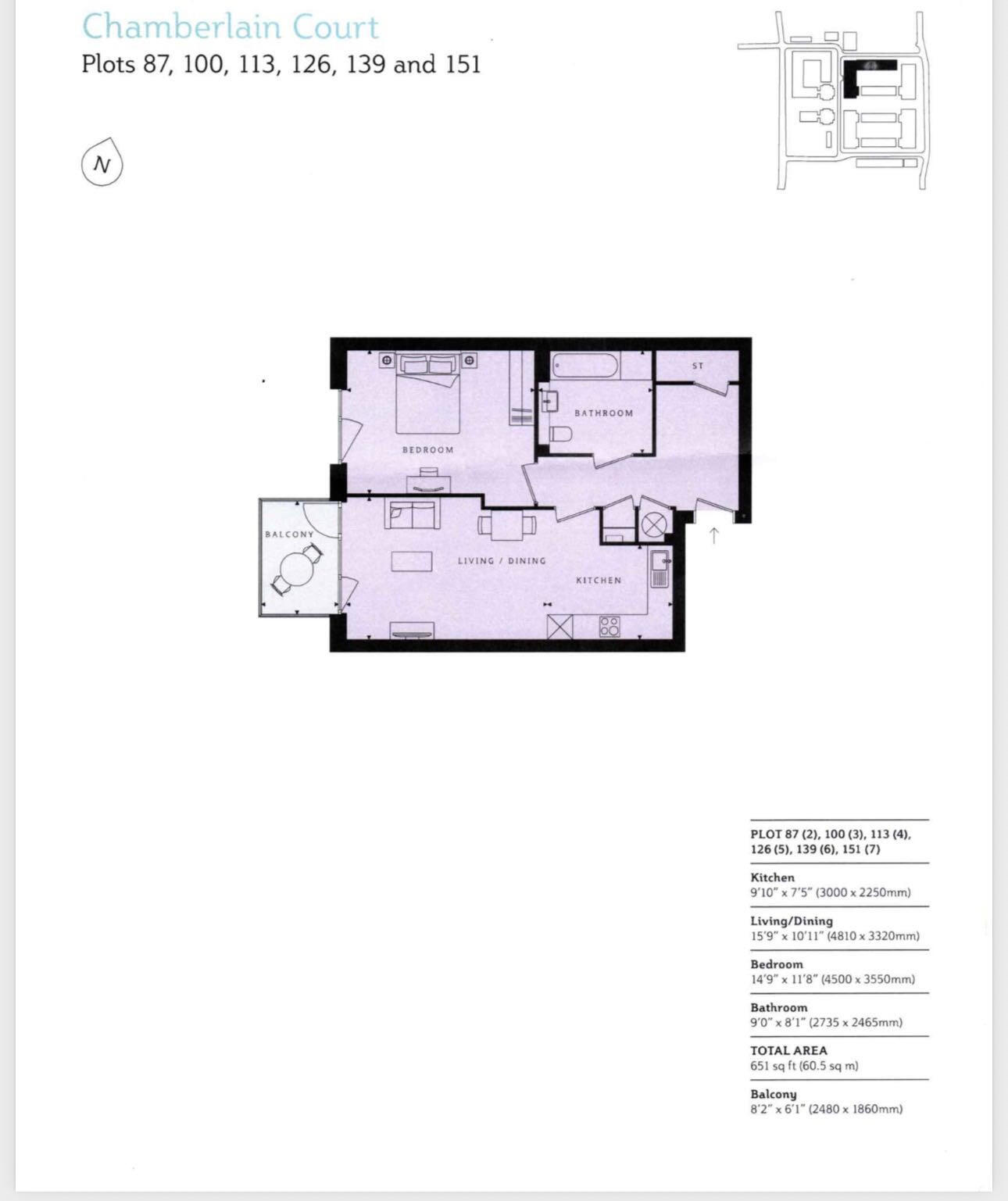 Chamberlain Court, 16 Shipbuilding Way, London, E13 floorplan