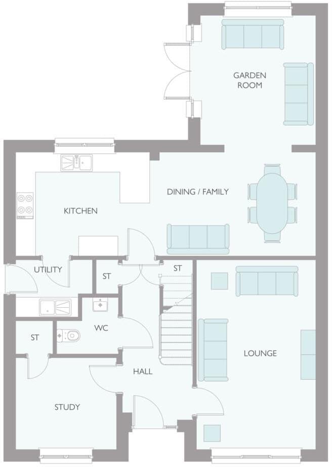 Ord Drive, Bowes Manor, Burnopfield floorplan