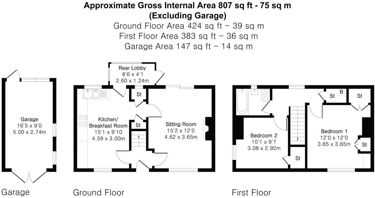 21 Chestnut Way, Bramley, Guildford, GU5 0JE floorplan