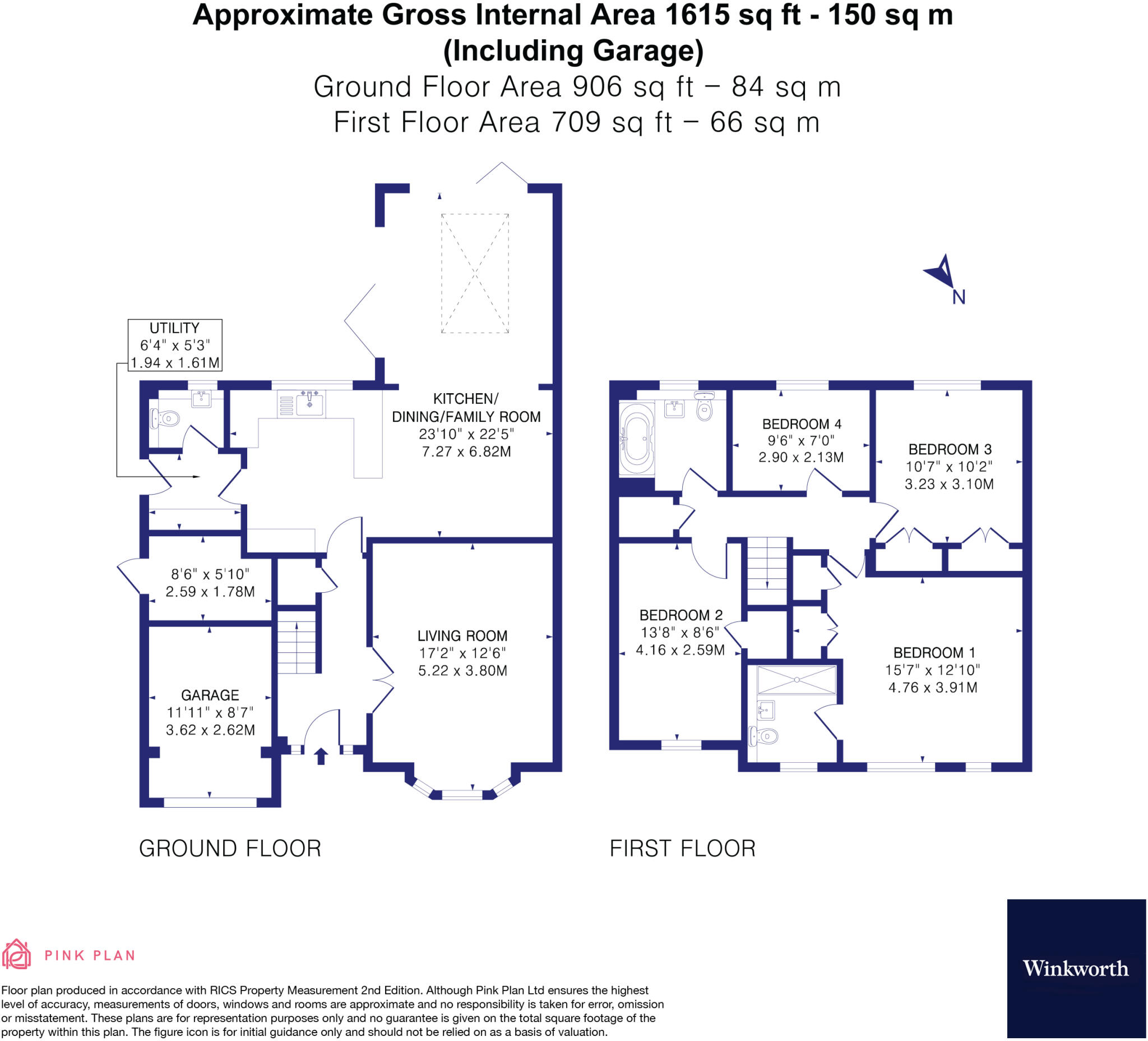 Butler Road, Bagshot, Surrey, GU19 floorplan