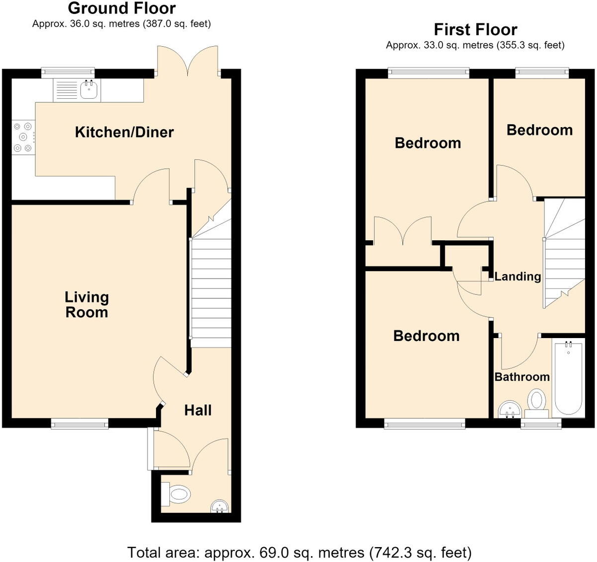 Soloman Drive,Bideford,EX39 5XY floorplan