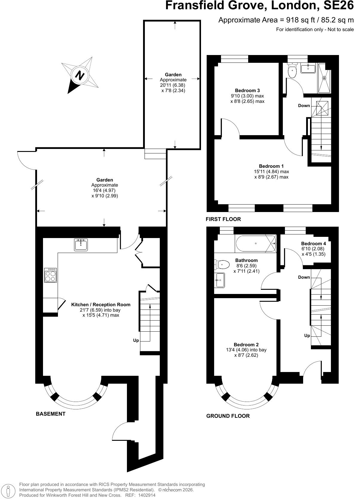 29, Fransfield Grove, London floorplan