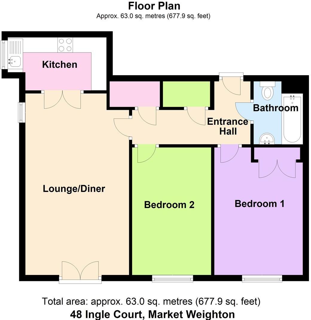 Ingle Court, Market Weighton, York floorplan