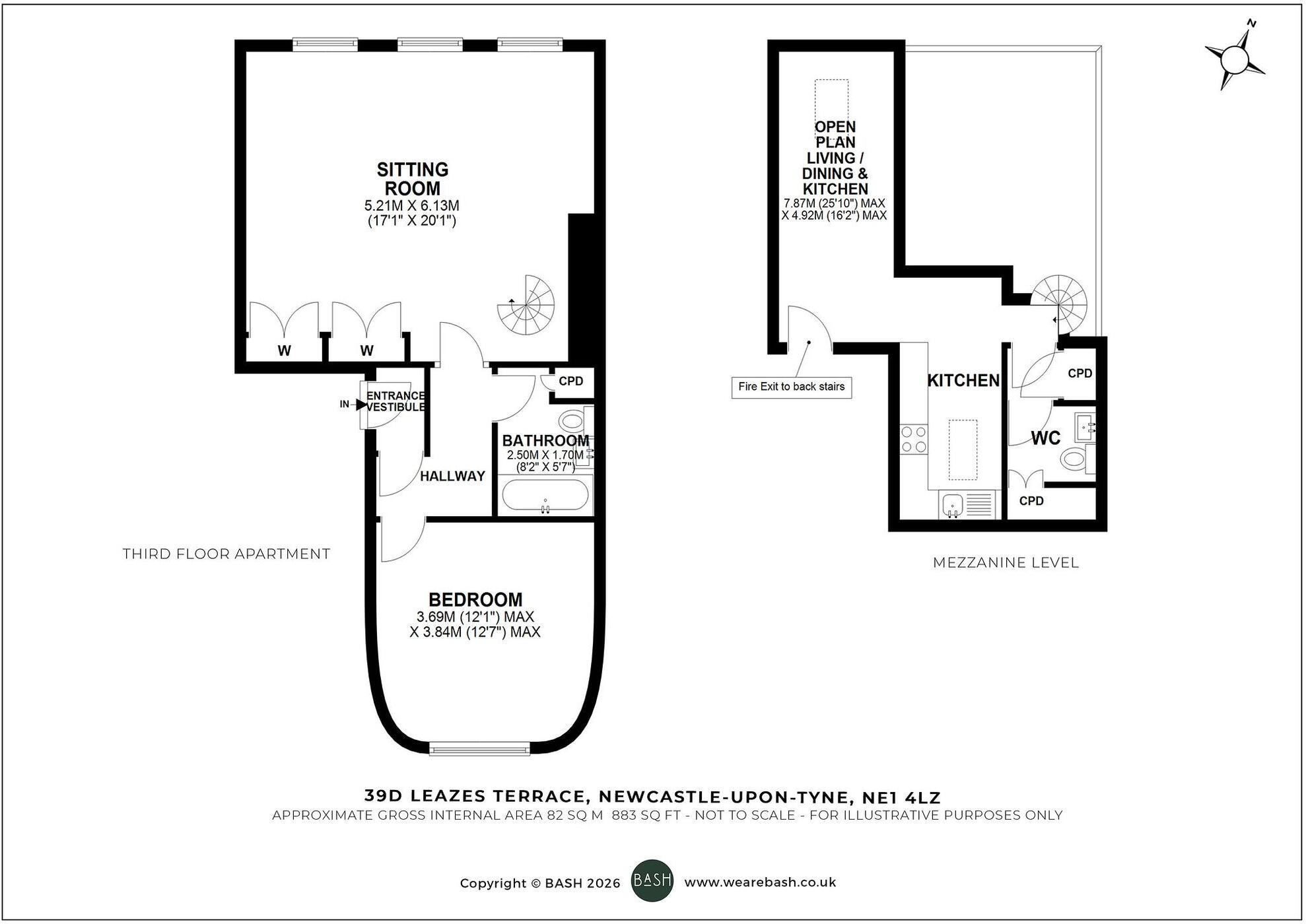 Leazes Terrace, Newcastle Upon Tyne, NE1 floorplan