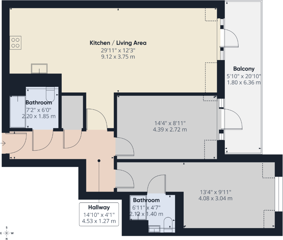 94 Foxley Lane, Purley, Croydon, London, CR8 3NA floorplan