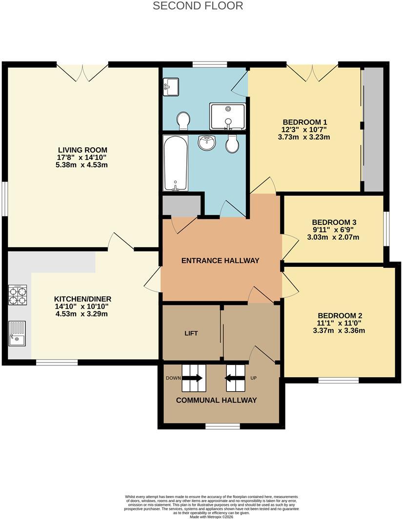 Victoria Road, Malvern floorplan