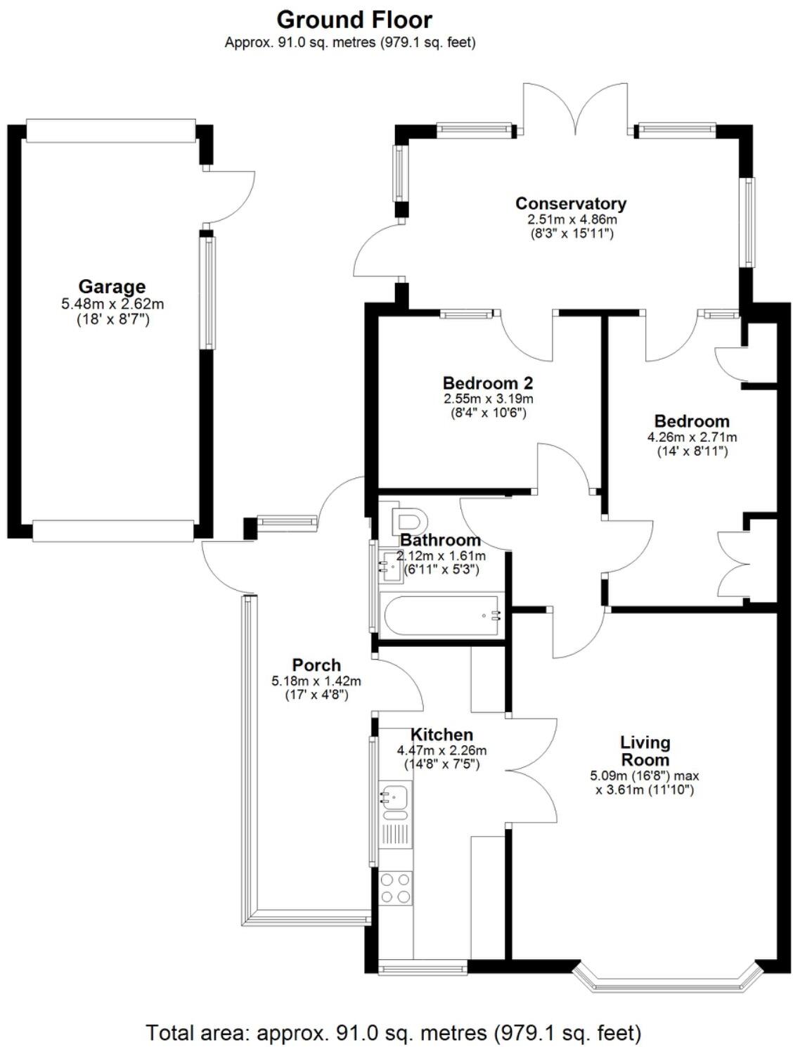 Blackstope Lane, Retford, Nottinghamshire, DN22 floorplan