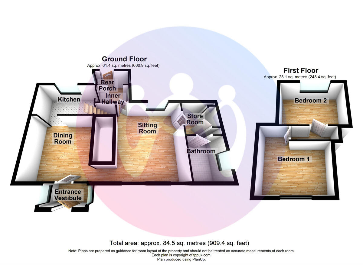 Talybont, Bangor, Gwynedd, LL57 floorplan