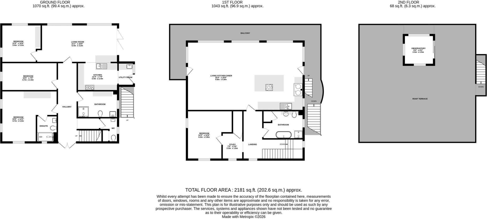 The Control Tower, Airfield Road, Tholthorpe, York floorplan