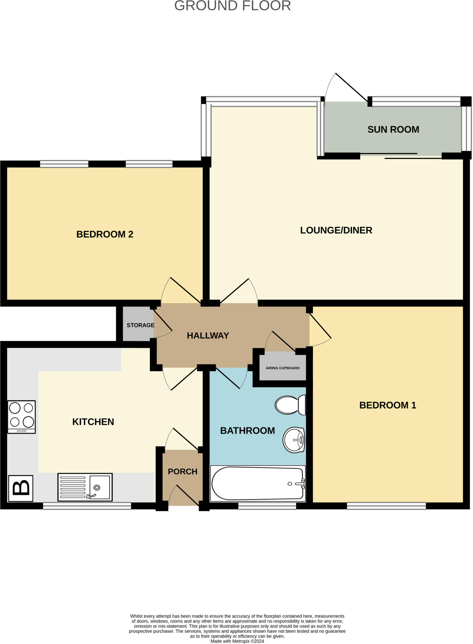 Seaview Heights, Walton on the Naze floorplan