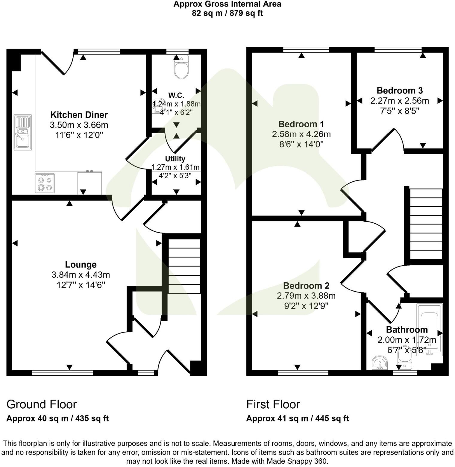 Cedar Wood Close, Bowgreave, Preston floorplan