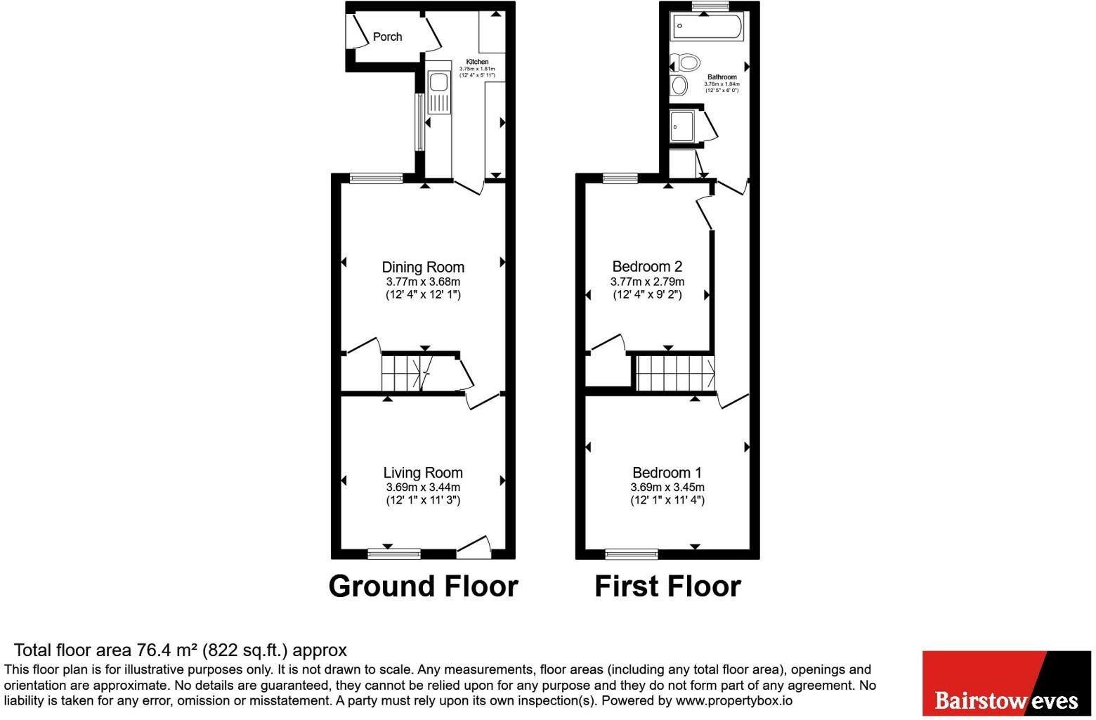 Ellesmere Avenue, Alfreton, Derbyshire, DE55 floorplan