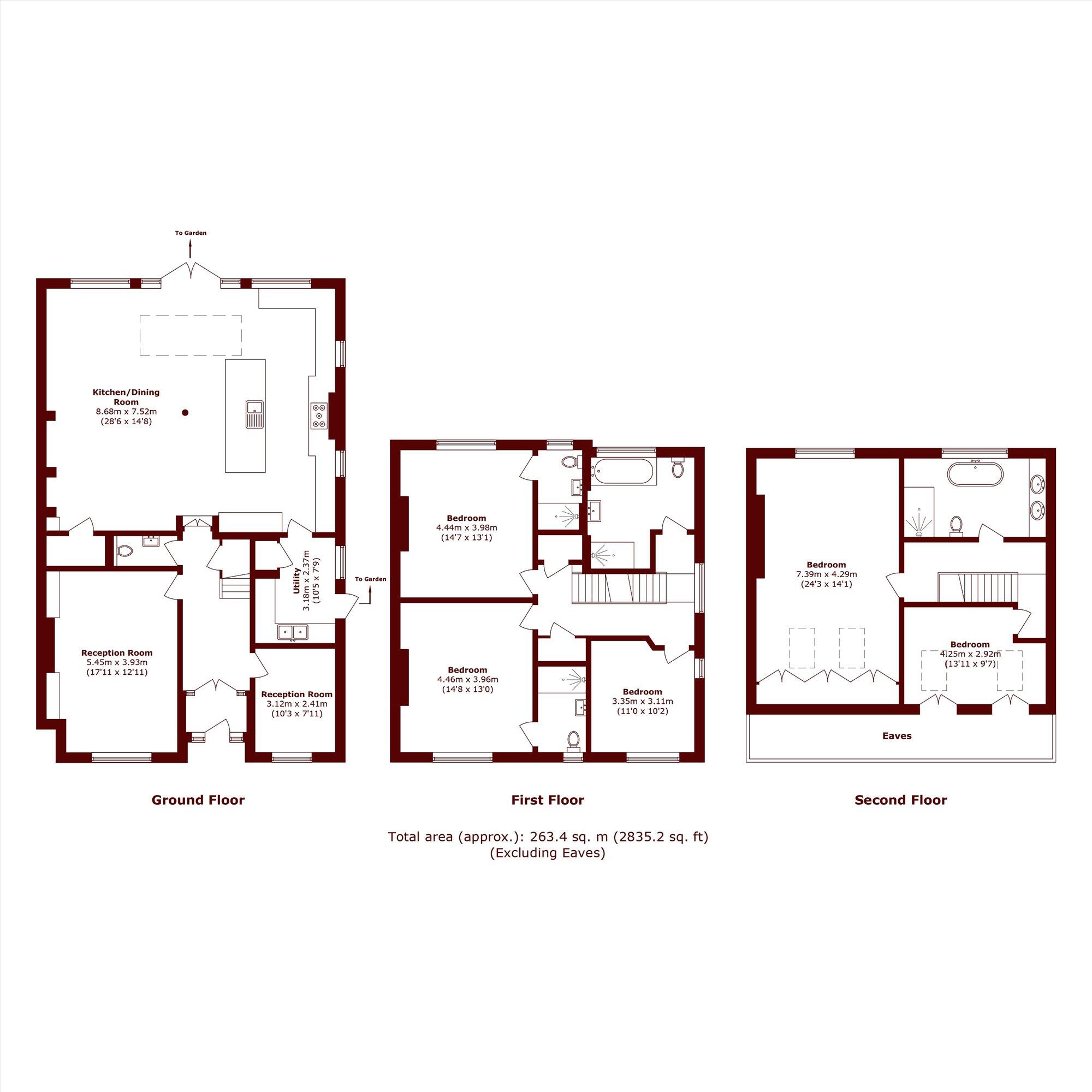 Copse Hill, West Wimbledon floorplan